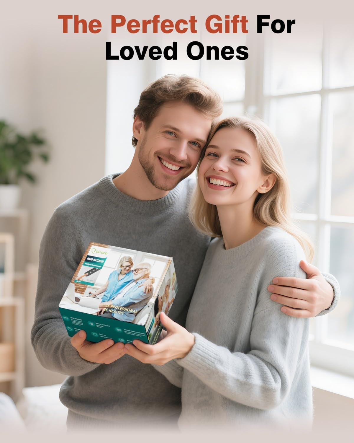 Hand Massager, Cordless Electric Hand Massager for Arthritis and Carpal Tunnel, 6 Levels Therapy Massager with Heat and Compression, Hand and Wrist Massager Machine for Pain Relief